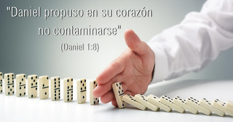 Daniel propuso en su corazón no contaminarse (Dn 1:8)